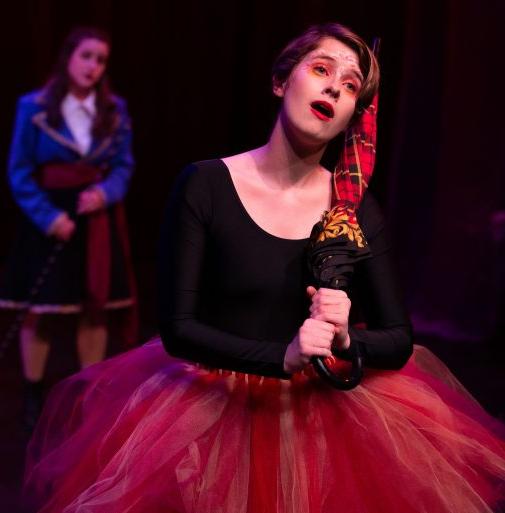 Senior Jessica Lingua, double major in voice performance and biology, stars as Adina